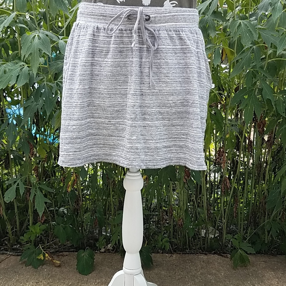 Ann Taylor Loft cotton mini skirt sz S pockets